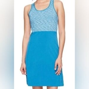 Smartwool Women's Size Medium Willow‎ Lake Sleeveless Criss Cross Mini Dress